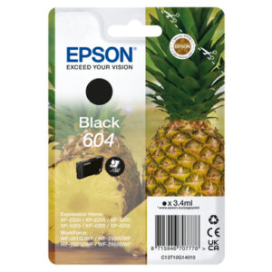 Cartucho epson 604 negro c13t10g14010 xp2200 wf - 2910 pi?a