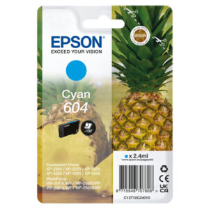 Cartucho epson 604 cian c13t10g24010 xp2200 wf - 2910 pi?a