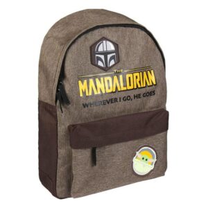 Mochila casual cerd? star wars the mandalorian wherever i go he goes