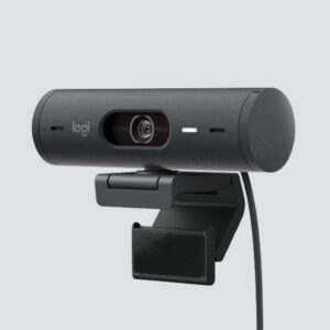 Webcam logitech brio 500 grafito full hd - usb tipo c