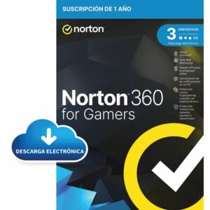 Antivirus norton 360 for gamers 50gb espa?ol 1 usuario 3 dispositivos 1 a?o esd electronica drmkey