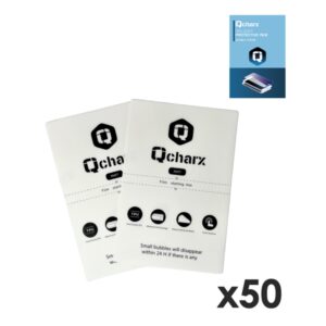 Laminas de proteccion frontales qcharx hidrogel mate anti huellas para qx1 50 unidades