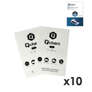 Laminas de proteccion frontales qcharx hidrogel mate anti huellas  para qx1 lite 10 unidad