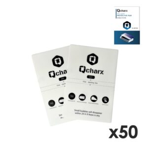 Laminas de proteccion frontales qcharx hidrogel mate anti huellas  para qx1 lite 50 unidad