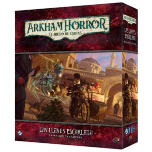 Juego de mesa arkham horror lcg las llaves escarlata expansion campa?a pegi 14