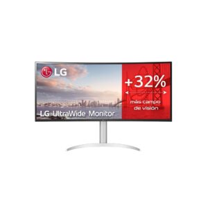 Monitor led ips curvo lg 38wq75c - w 38 pulgadas 3840 x 1600 5ms hdmi display port reg. altura