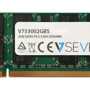 Memoria ram v7 sodimm 2gb ddr2 667mhz pc5300 cl5 non ecc