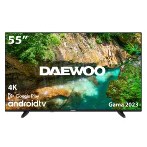 Tv daewoo 55 pulgadas led 4k uhd - 55dm62ua - android smart tv - wifi - hdr - hlg - hdmi - usb - bluetooth - tdt2 - satelite - cable - dolby vision