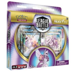 Juego de cartas pokemon tcg baraja de combate de liga palkia vmax espa?ol
