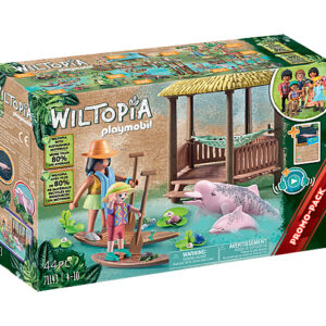 Playmobil wiltopia -  tour de remo con los delfines de r?o