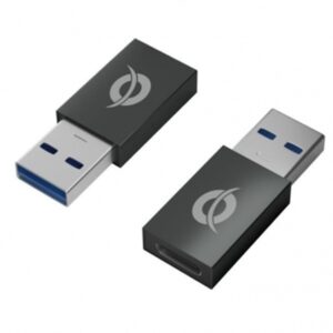 Kit adaptadores conceptronic usb 3.0 a usb tipo c macho - hembra 2 unidades