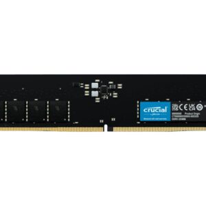 Memoria ram ddr5 16gb crucial - dimm - 5600 mhz - pc5 44800 - cl46 - 1.1v