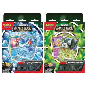 Juego de cartas pokemon tcg mid battle deck 2023 espa?ol 1 unidad aleatoria