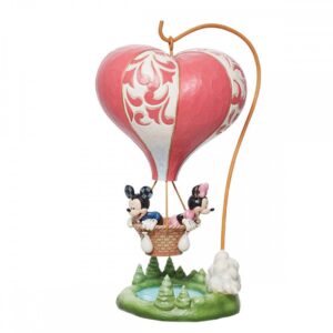Figura decorativa disney mickey & minnie globo aerost?tico