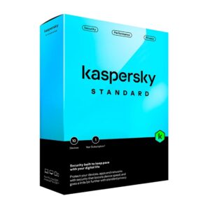 Antivirus kaspersky standard 10 dispositivos 1 a?o en caja