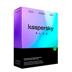 Antivirus kaspersky plus 5 dispositivos 1 a?o en caja