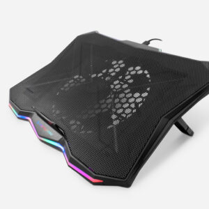 Soporte - base refrigeracion para portatil deep gaming rbw - 17 hasta 17.3 pulgadas