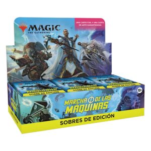 Caja de cartas wizards of the coast magic the gathering sobres de edici?n marcha de las m?quinas 30 unidades espa?ol