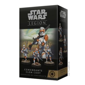Juego de mesa star wars legion comandante clon cody edad recomendada 14 a?os