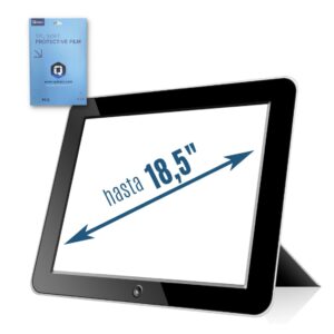 Laminas de proteccion frontales qcharx qx1max para tablet - portatil 18 pulgadas 5 unidades