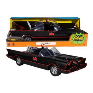 Figura mcfarlane toys dc retro 6in -  batman 66 -  batmobile