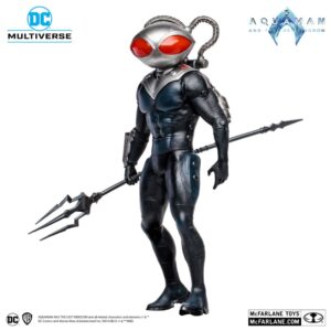 Figura mcfarlane toys dc aquaman 2 movie 12in -  black manta
