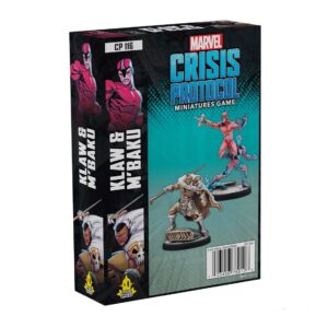 Juego de mesa marvel crisis protocol klaw and m?baku (ingles)
