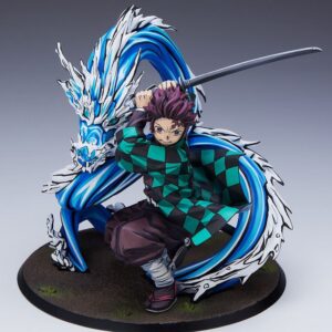 Estatua aniplex demon slayer kimetsu no yaiba tanjiro kamado 1 - 8 ver.19 cm