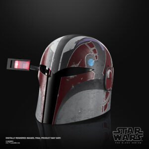 Casco electr?nico hasbro star wars the black series ahsoka sabine wren