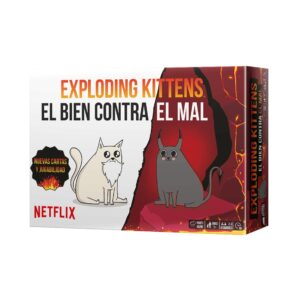 Juego de mesa exploding kittens el bien contra el mal edad recomendada 7 a?os