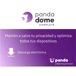 Antivirus panda dome complete 1 dispositivo 3 a?os esd licencia electronica