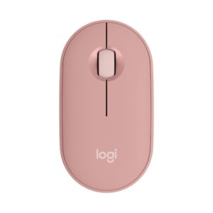 Raton inalambrico pebble mouse 2 m350s rosa bluetooth