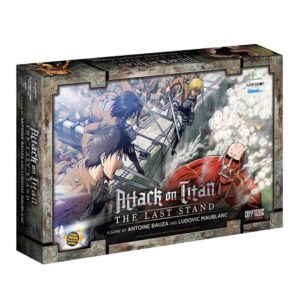 Juego de mesa attack on titan the last stand edad recomendada 14 a?os (ingles)