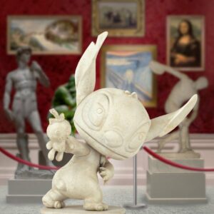 Figura beast kingdom mini egg attack disney art gallery stitch est?tua din?mica