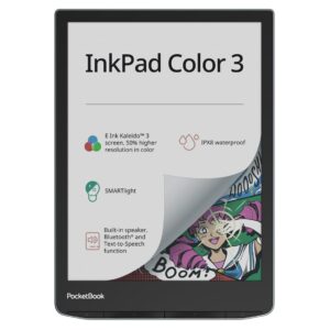 Libro electronico ebook pocketbook inkpad color 3 7.8 pulgadas 32gb - color stormy sea