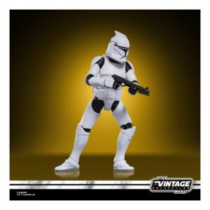 Figura hasbro star wars the vintage collection attack of the clones phase 1 clone trooper