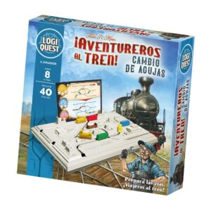 Juego de mesa logiquest ?aventureros al tren! edad recomendada 8 a?os