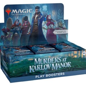 Caja de sobres magic the gathering play booster murders at karlov manor ingl?s