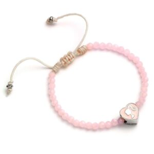Pulsera the carat shop barbie perlas rosas