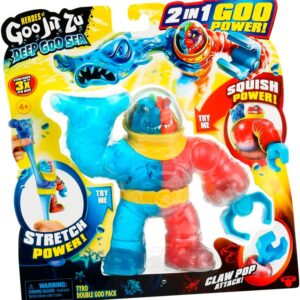 Figura goo jit zu -  pack doble h?roe tyro (novedad)