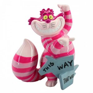Figura enesco alicia en el pais de las maravillas cheshire this way