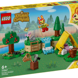 Lego animal crossing actividads al aire libre con coni