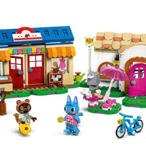 Lego animal crossing mininook y la casa de minina