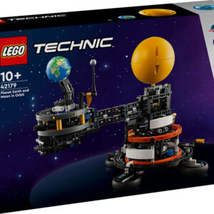 Lego technic planeta tierra y luna en ?rbita