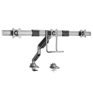 Soporte mesa equip vesa hasta 32 pulgadas 100x100 max 6kg triple pantalla