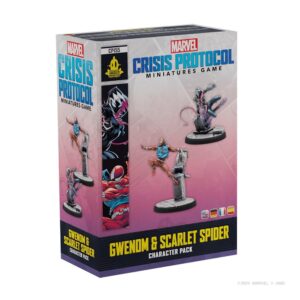 Juego de mesa marvel crisis protocol gwenom & scarlet spider edad recomendada 14 a?os