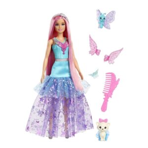 Mu?eca barbie mattel cuento de hadas & mascotas