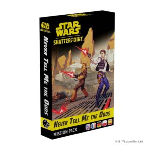 Juego de mesa star wars shatterpoint never tell me the odds mission pack edad recomendada 14 a?os