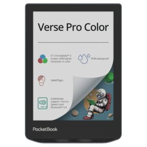 Libro electronico ebook pocketbook verse pro color ereader 6 pulgadas 16 gb stormy sea