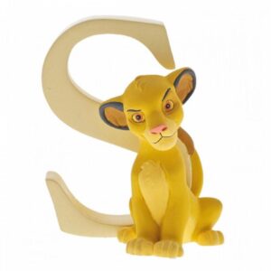Figura enesco disney el rey le?n simba letra s